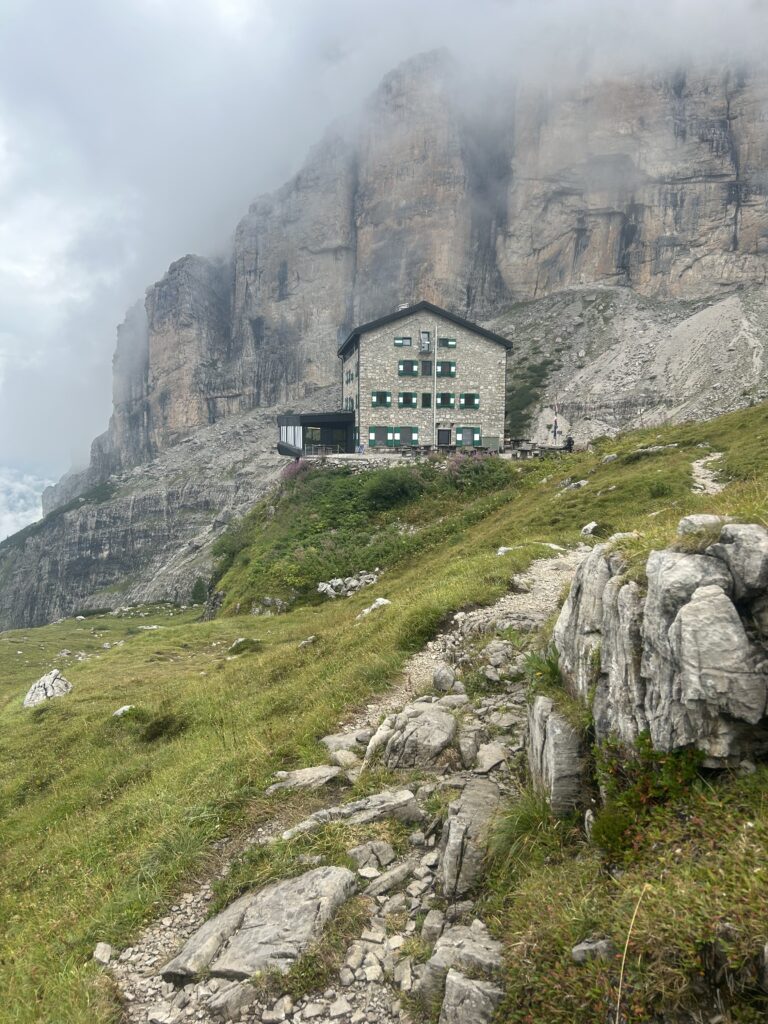 Brentei Hut Dolomites Brenta Bochette Alte
